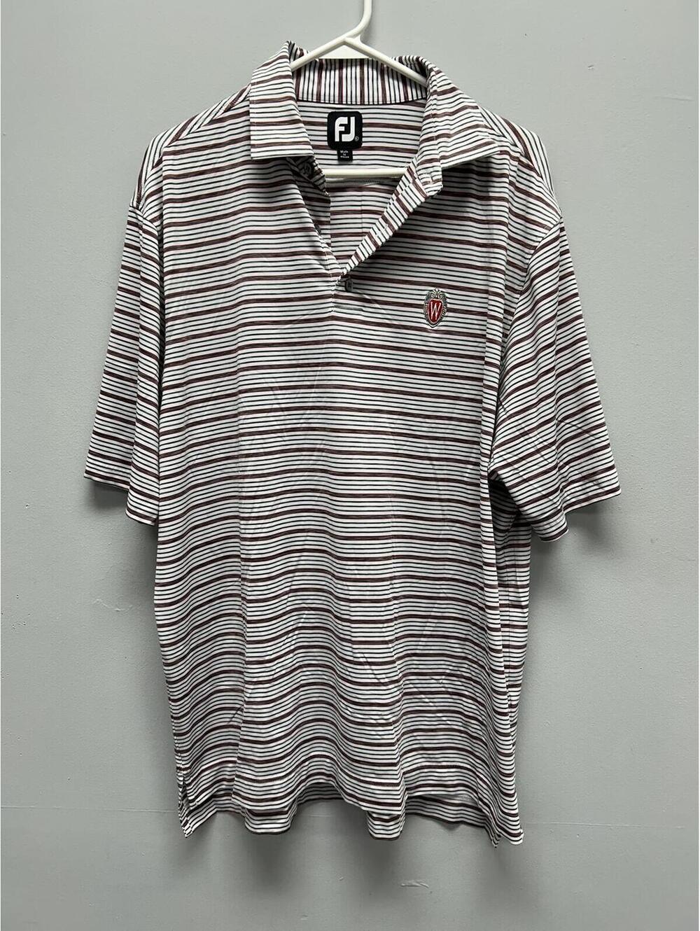 FootJoy Wisconsin Striped Polo Shirt